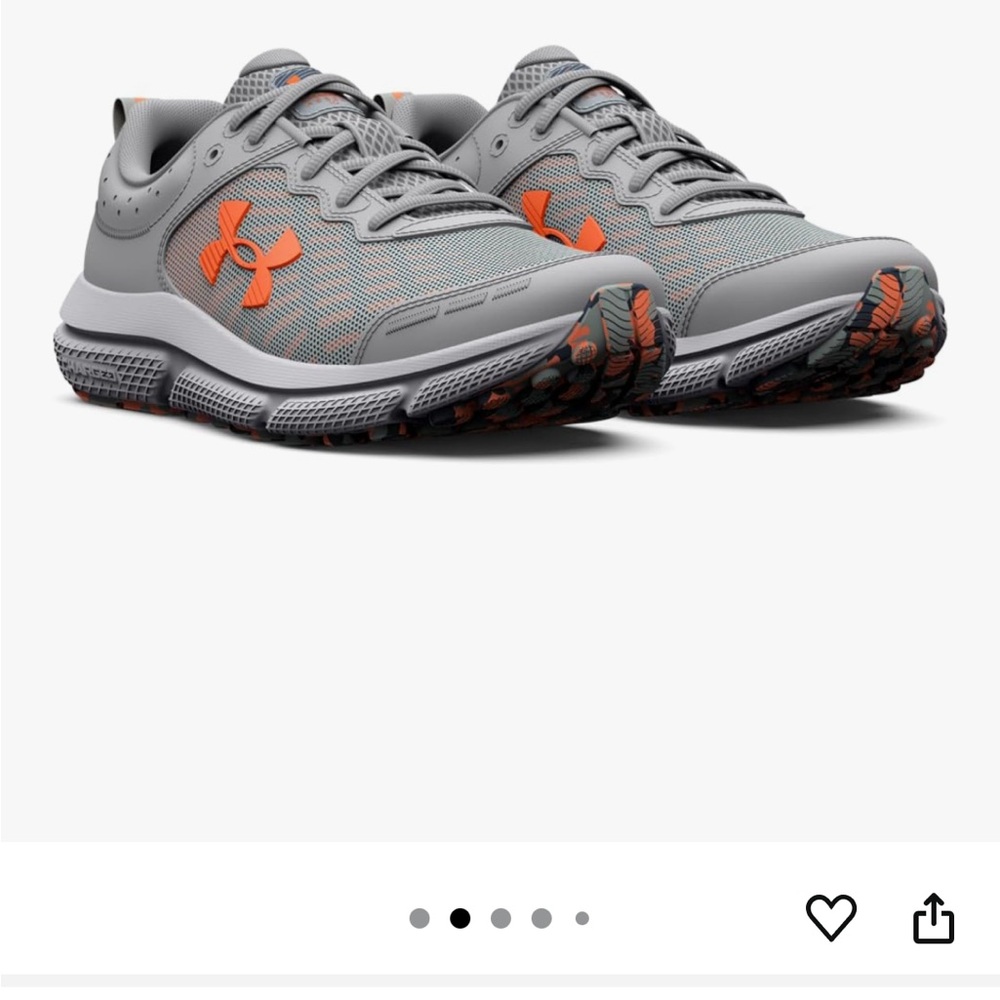 NWT Under Armour UA BGS Assert 10 Running Tennis Shoes Sneakers Youth Size 6 - Picture 3 of 7